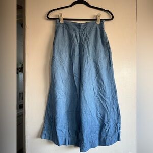 Madewell wide leg crop Light Denim Trousers